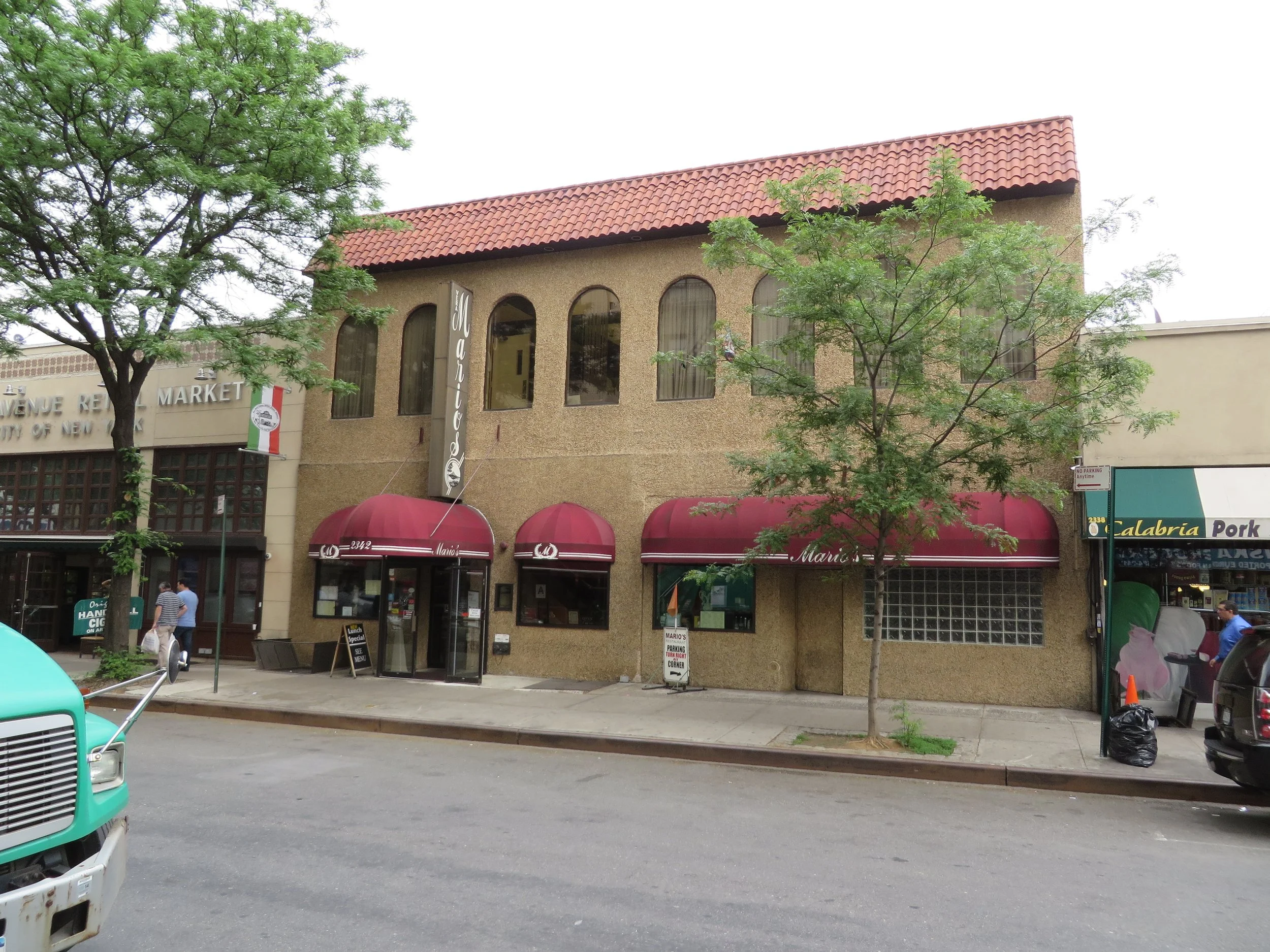 MARIO'S RESTAURANT 2342 ARTHUR AVENUE