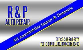 R & P AUTO REPAIR 1738 EAST GUN HILL ROAD