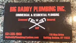 BIG DADDY PLUMBING 119 MAY DRIVE CALVERTON