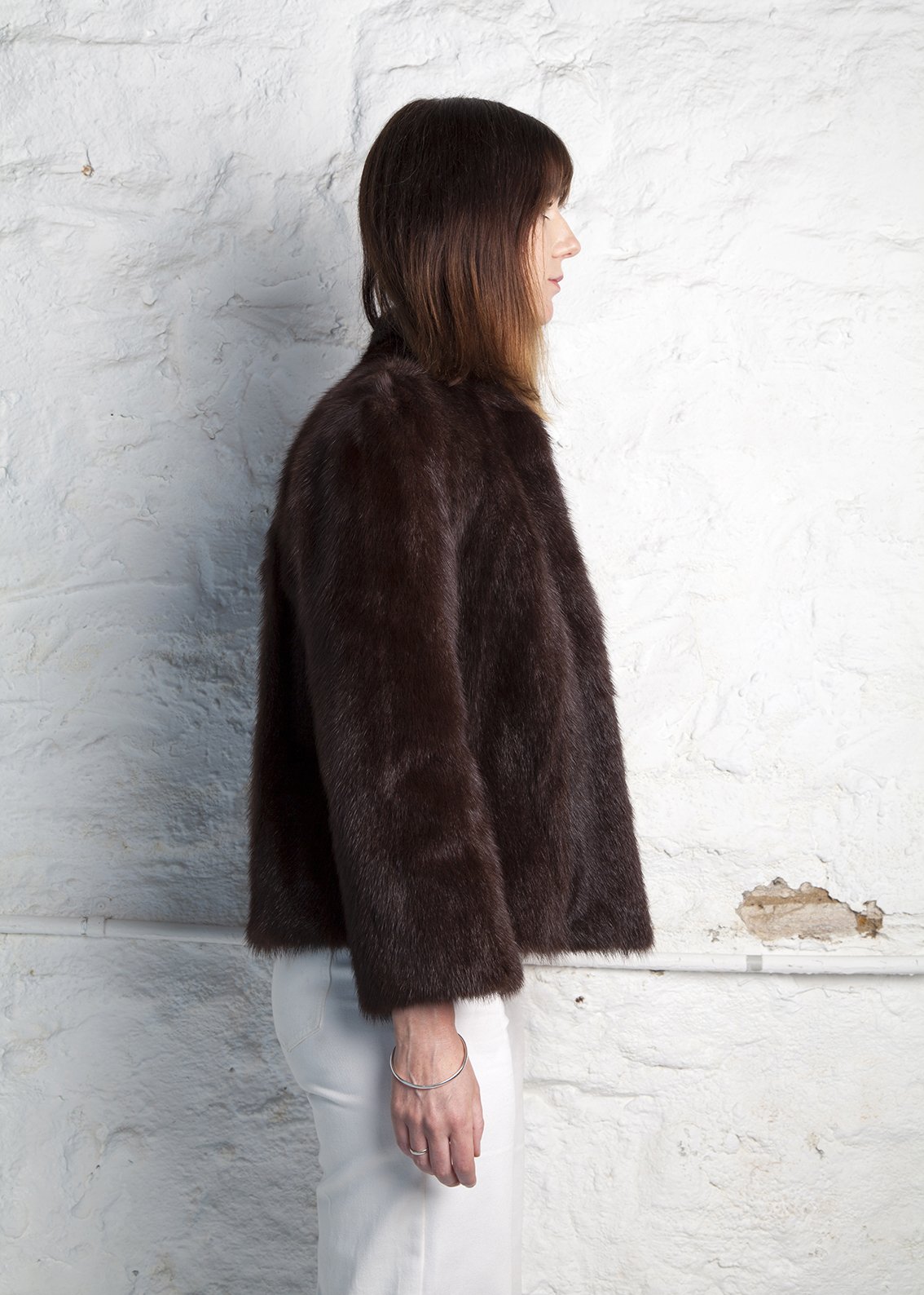 1970's Stephen Dattner Chocolate Fur Coat
