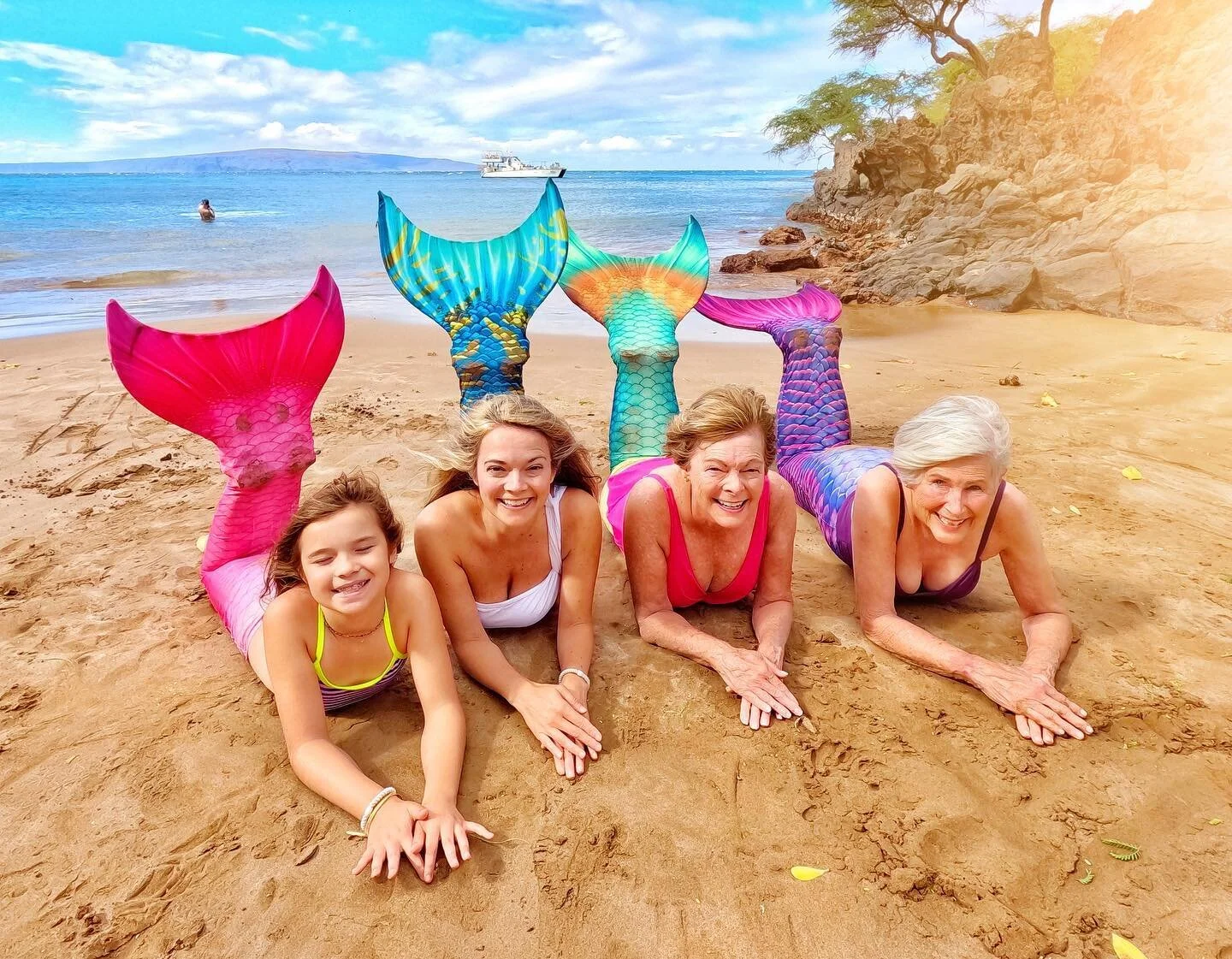 ✨🥰 Three generations of beautiful mermaids!!

#maui #mauihawaii #mauiactivities #mauithingstodo #mauimermaid #mauimermaidschool #mauibeach #mauivacation