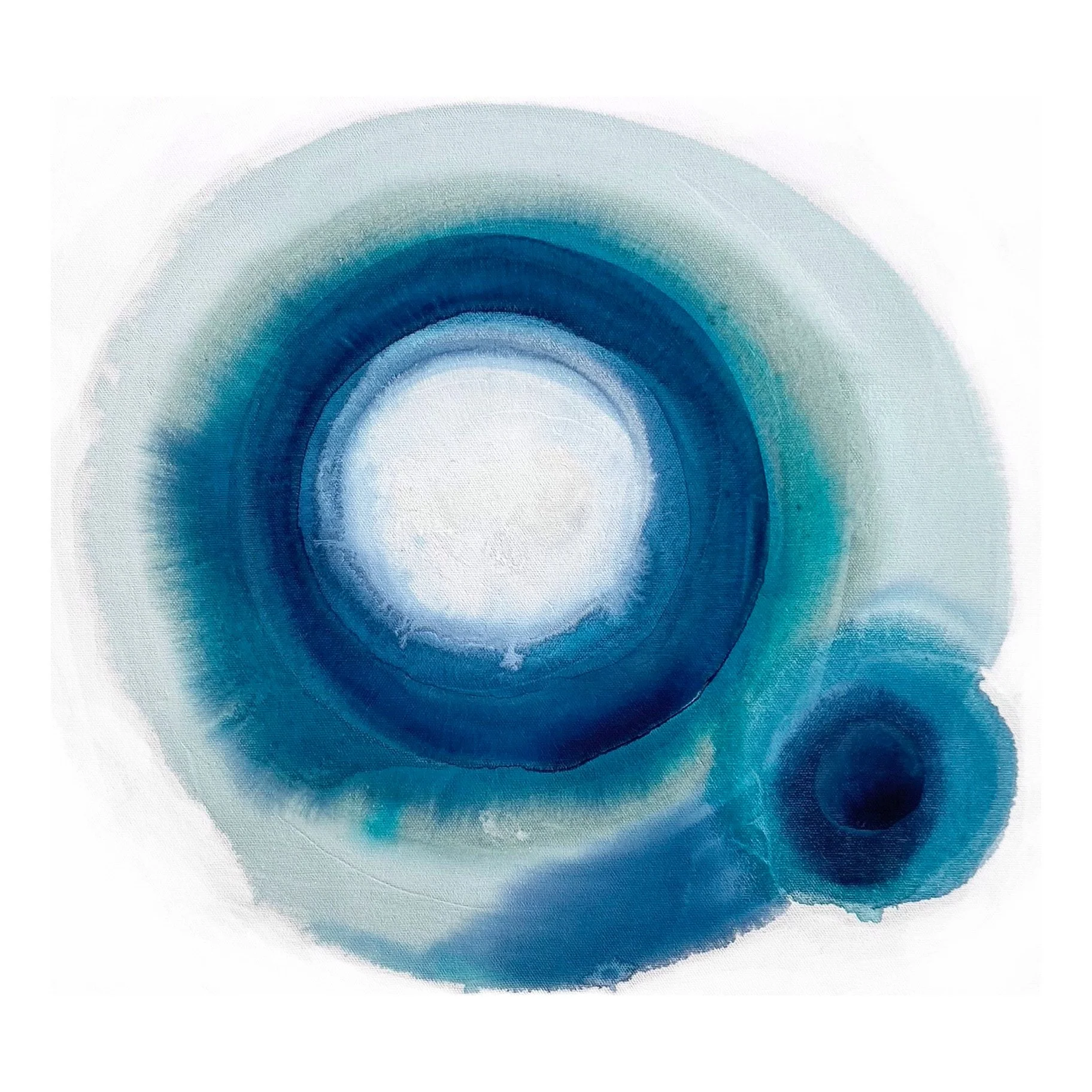 Debra Stapleton, untitled, 2024, Watercolour on canvas, 16 x 20 inches