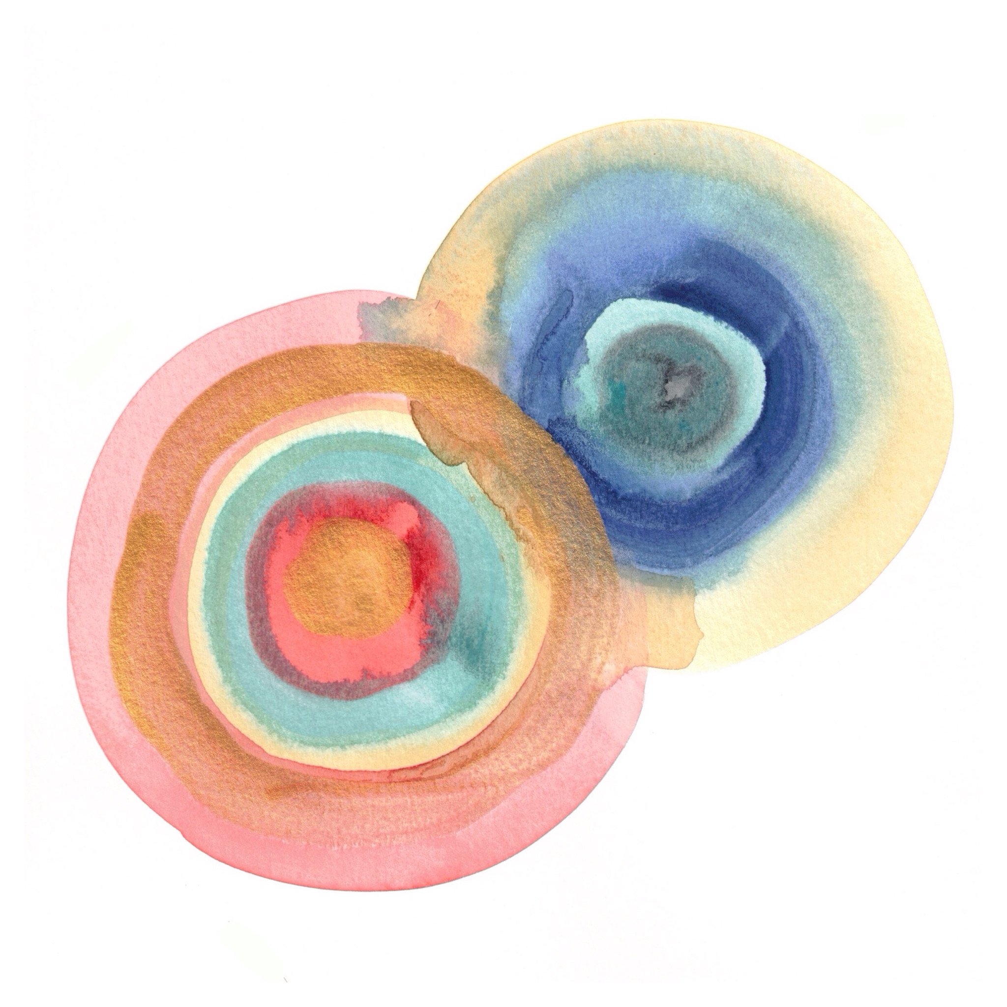 Debra Stapleton, untitled, 2023, Watercolour on paper, 10 x 10 inches