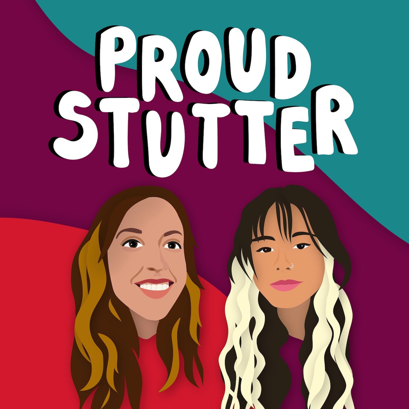 Proud Stutter Social Media Logo, Square