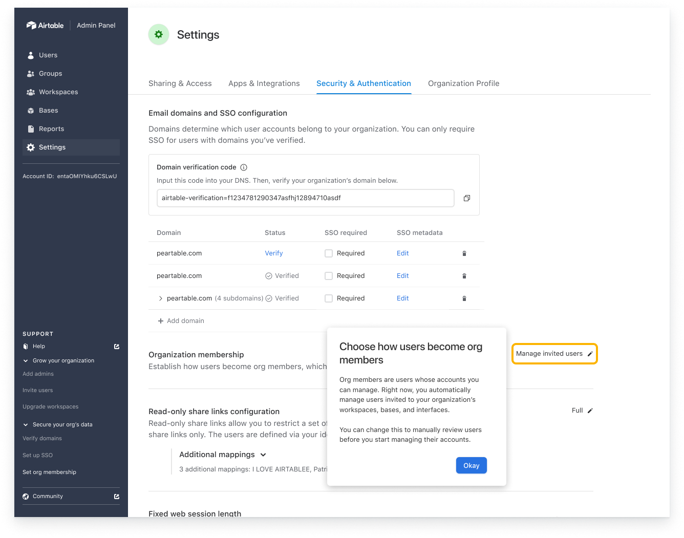 Admin onboarding - org membership logic - automatically manage invited users.png