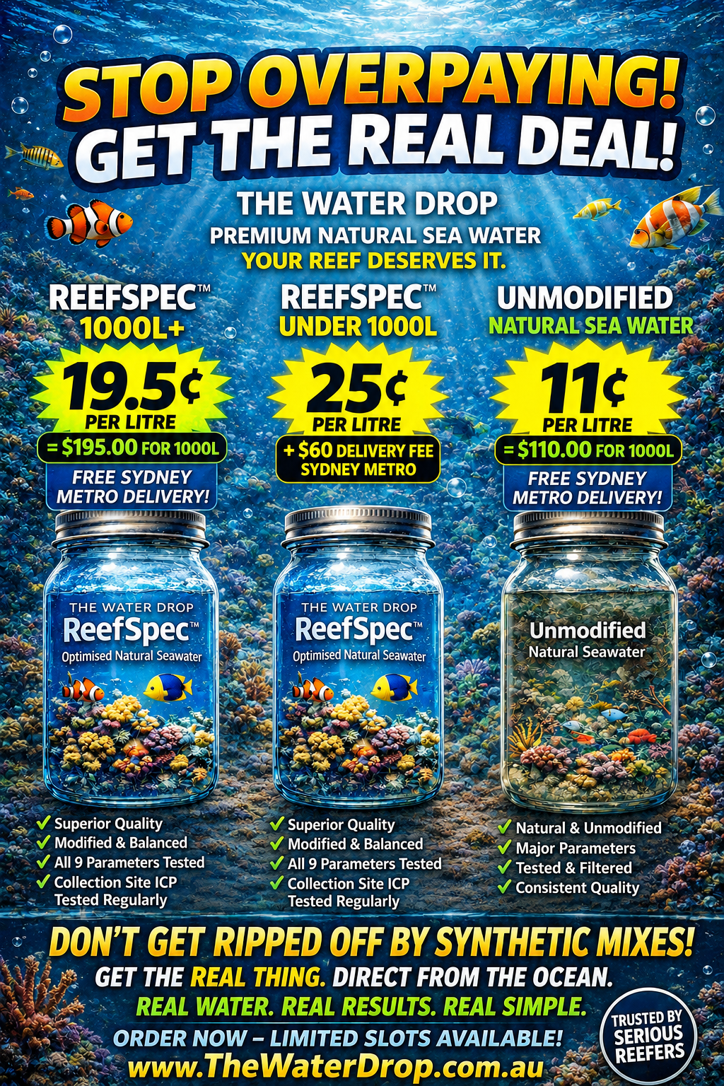 The Water Drop logo.