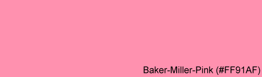 CreateBytes - The Baker-Miller Pink, (Hex code #FF91AF) also known Drunk-Tank  Pink is a tone of pink which has been observed to reduce hostile, violent  or aggressive behavior. It is commonly employed