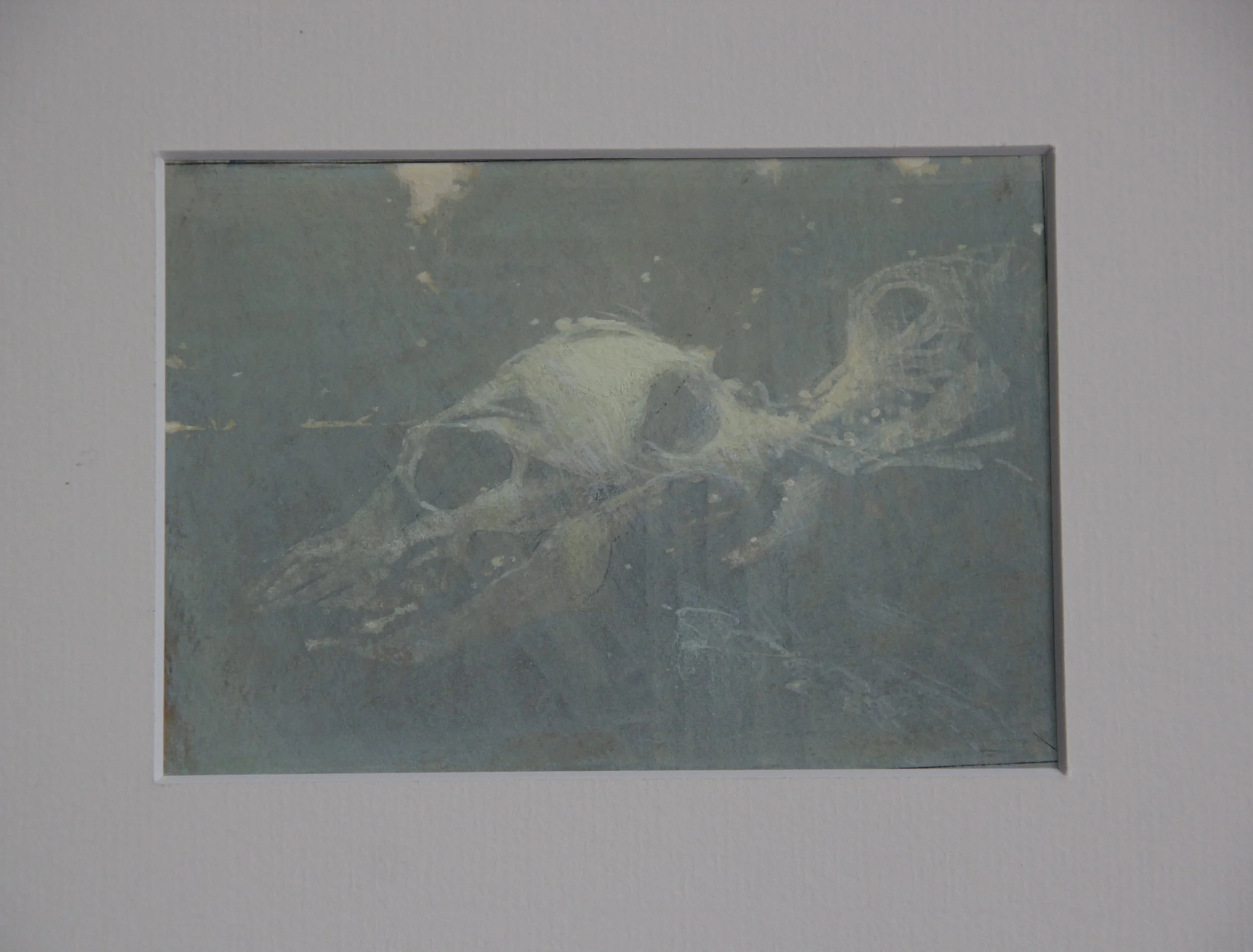 New Gouache Painting# 12-“Dream Image”- 9x13cm Plus Passpartout