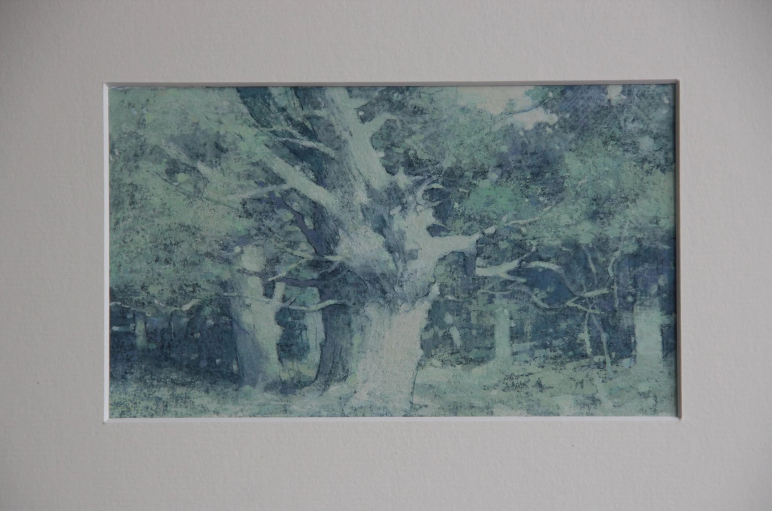 “Beeches in the clearing, Summer.”
10x16.5 cm