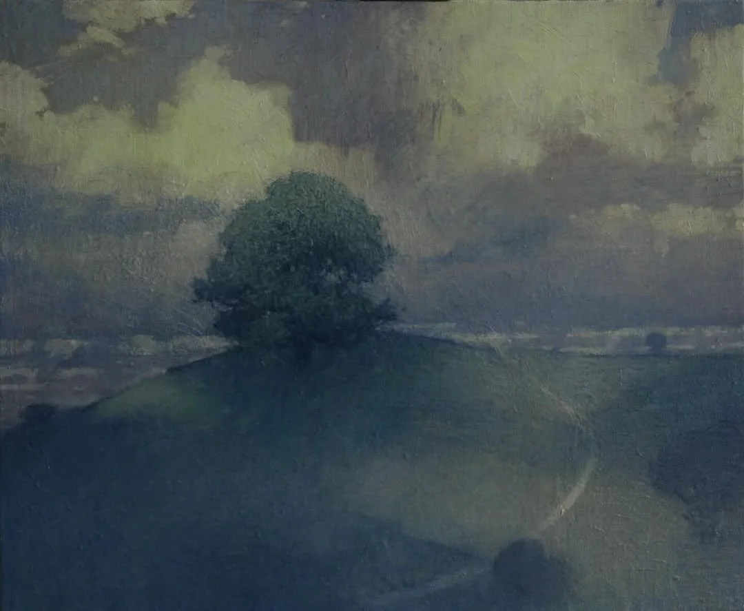 “Evening in the Hills #2-Passing Clouds”
Oil on Canvas-38x46cm
2025-26