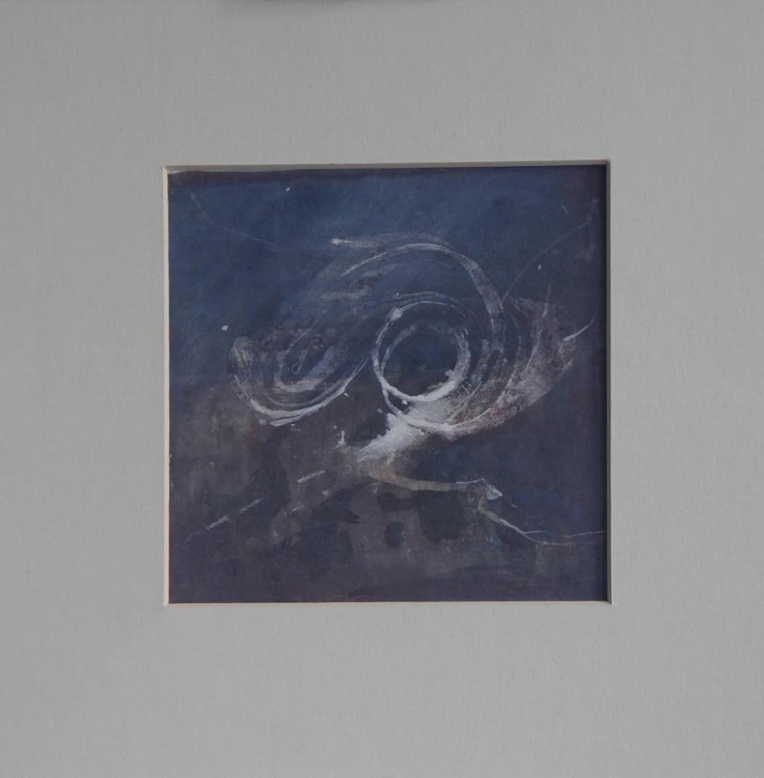 New Gouache #18-11x11cm -plus passpartout.2025-26