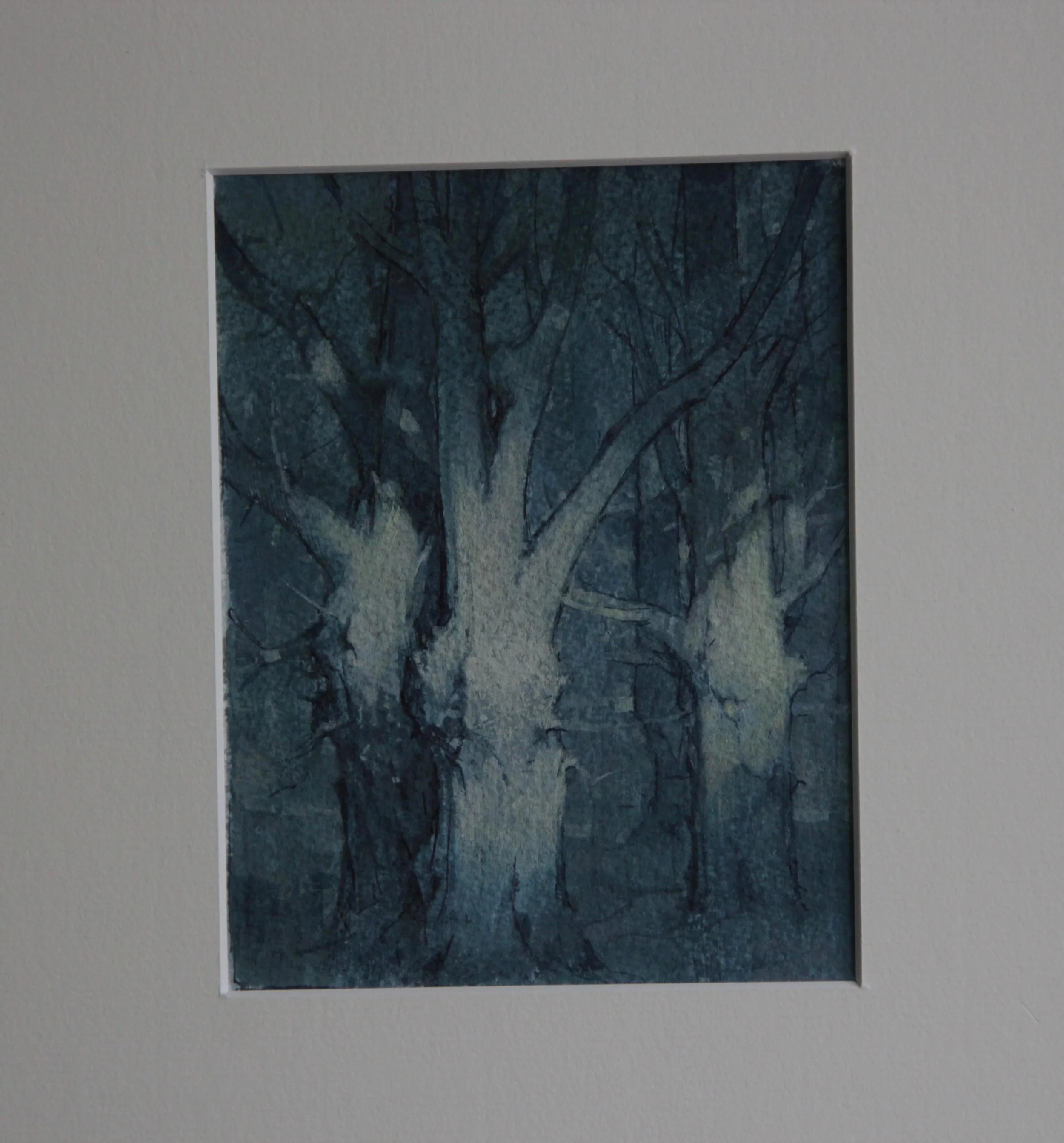 Autumn Gouache #2
“Linden Trees ,late Evening”
11.5x15cm - Plus Passpartout