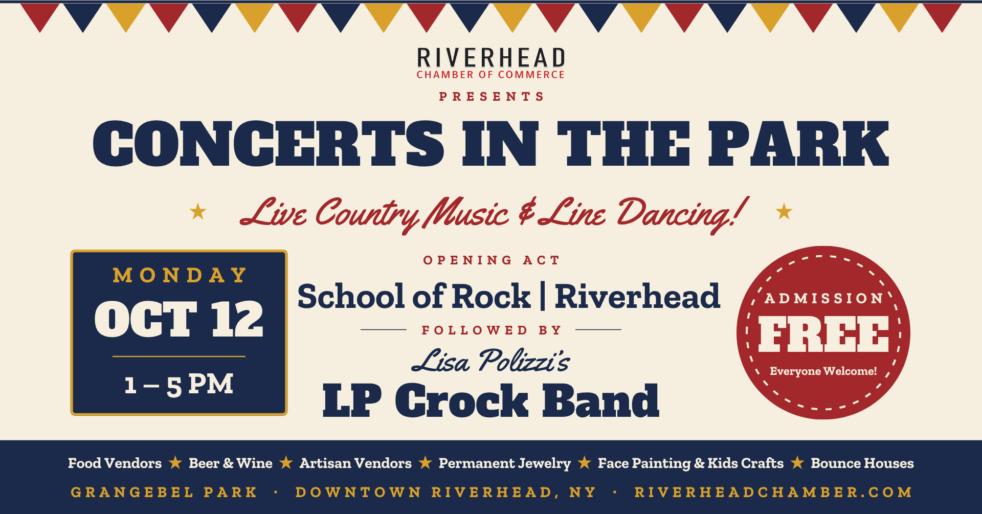 Concerts in the park Riverhead OCtober 2026 Event Cover Photo.png