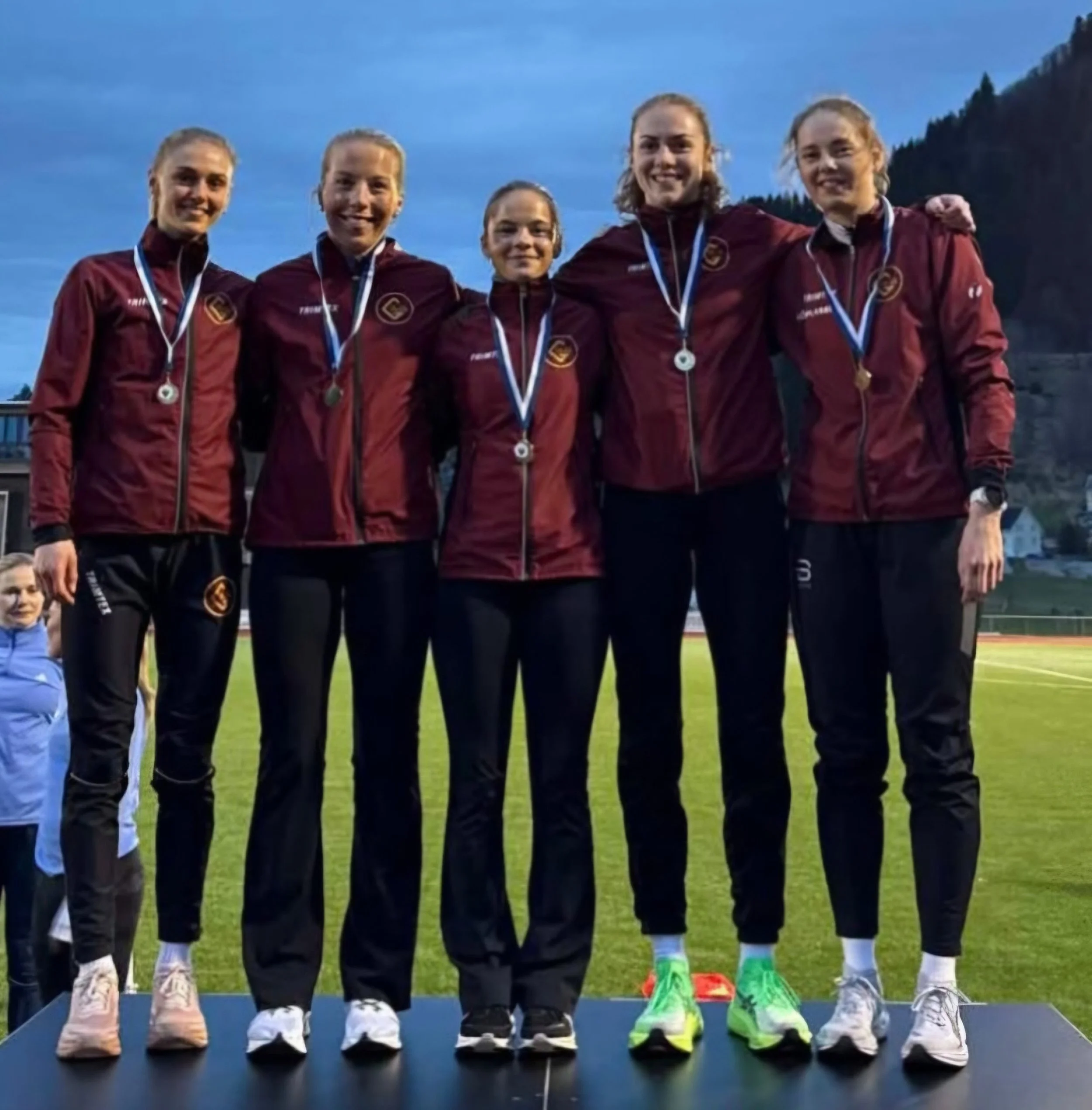 Kvinnelaget til topps i Fristafetten
