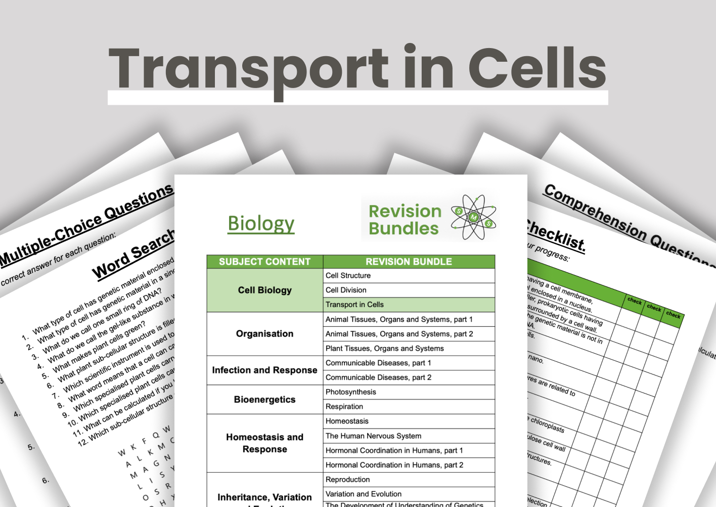 Transport in Cells