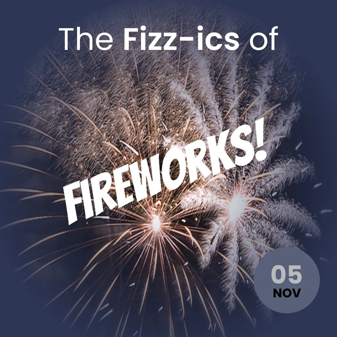 🎆 Every year in the UK we celebrate November 5th by letting off fireworks - a chemical reaction causes metal ions to emit their own coloured light - remember your flame tests?

🔥If you&rsquo;re watching fireworks and want to guess the metals- here 