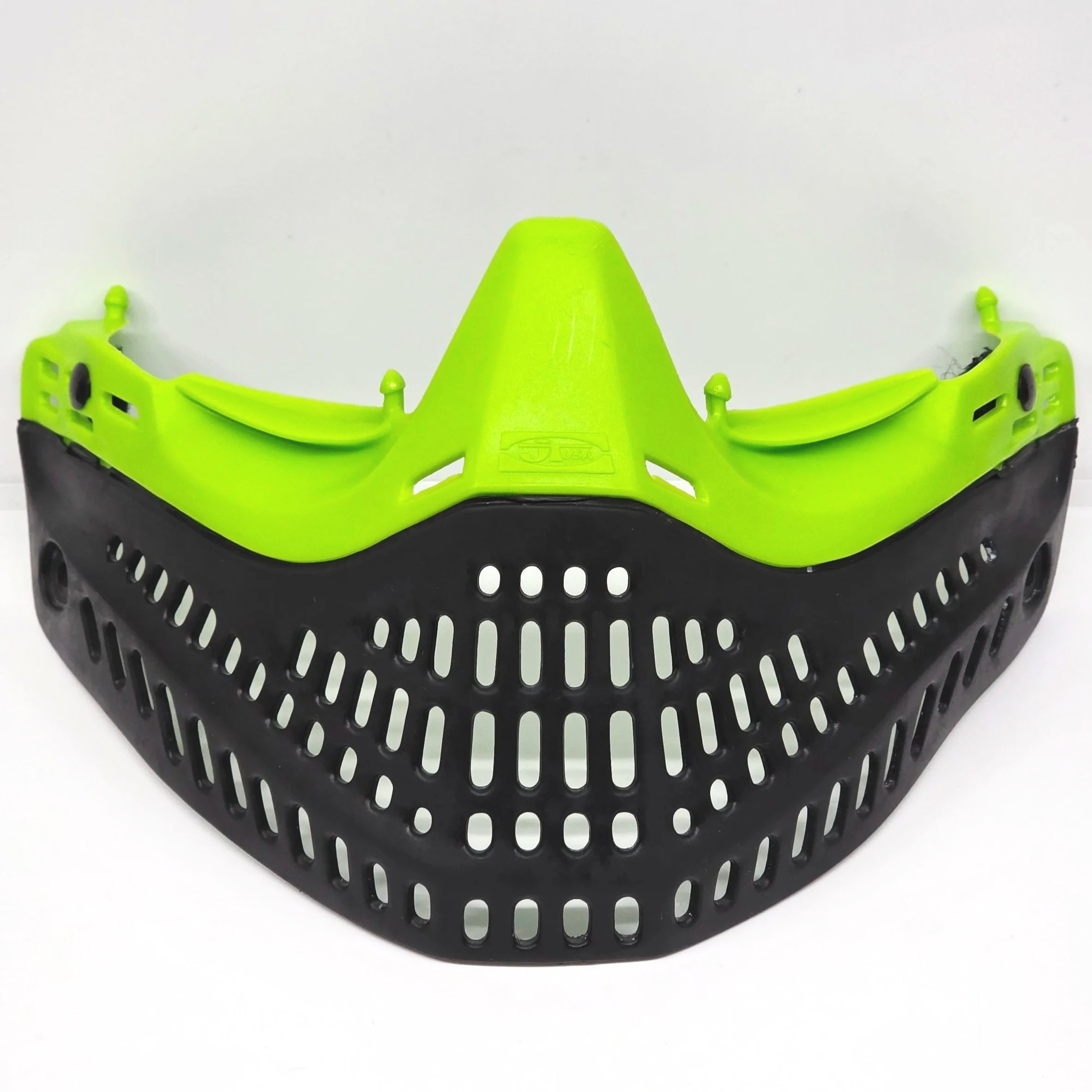 JT - Used OG era Green EPS Proflex bottoms no factory chinstrap