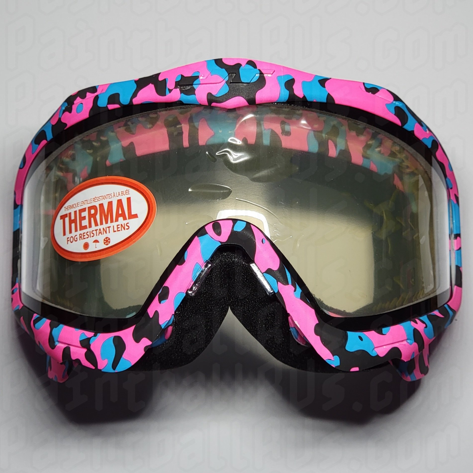JT - New GI era Tropic Thunder Tropicamo Pink Teal Proflex Frames with clear lens