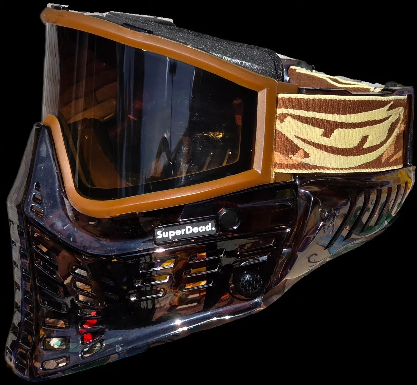 Holy Smokes, would u look at that. 

Build:
@superdead_paintball Smoke proshield bottom
@superdead_paintball Smoke ears 
@superdead_paintball biskit hardware
@superdead_paintball black rain lid
OG Era Brown Thin frames 
OG Era Brown pro strap
Bronze 