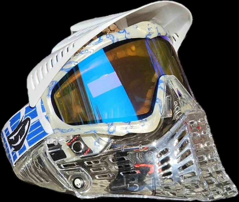 Finally, I got my hands on some @superdead_paintball proshield klears. 

Build:
@superdead_paintball clear proshield bottoms.
@superdead_paintball clear ears.
@superdead_paintball hardware. 
@sddynasty OG🐉frames.
@sddynasty OG Woven mask strap.
OG w