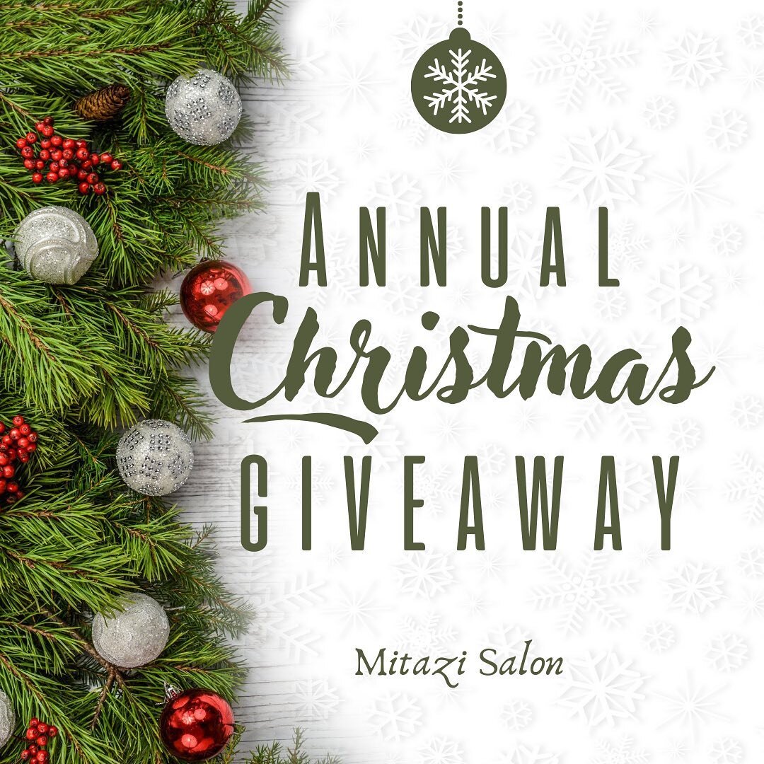 **GIVEAWAY ALERT**

Our Annual Christmas Giveaway is here! 
Rules are simple:
1. Follow us on Instagram 
2. Like this post and tell us Why you and your friend(s) like us
3. Tag a friend or friends
4. Leave us your e-mail in the page (link in the bio)