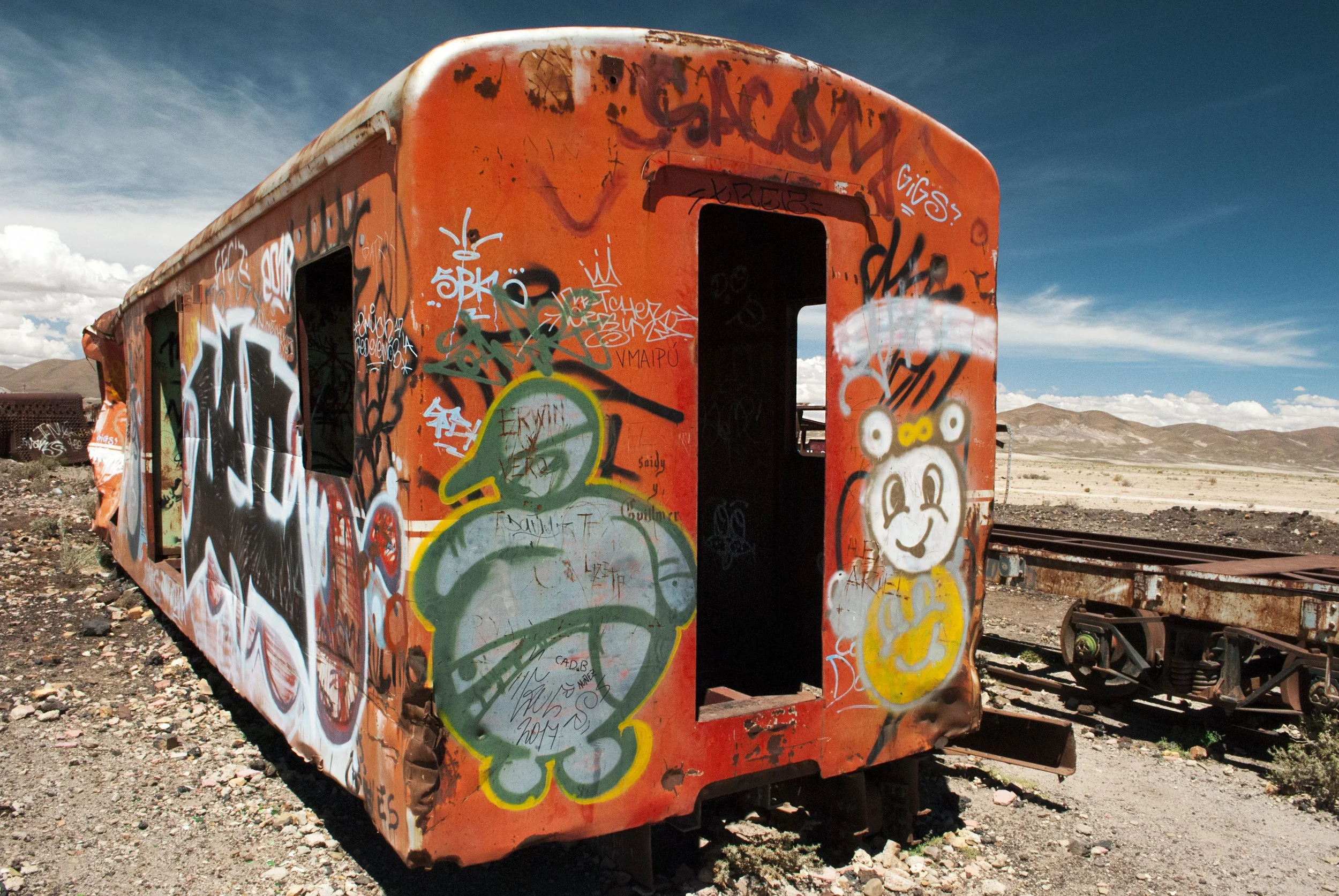 Salar de Uyuni, cementerio de trenes