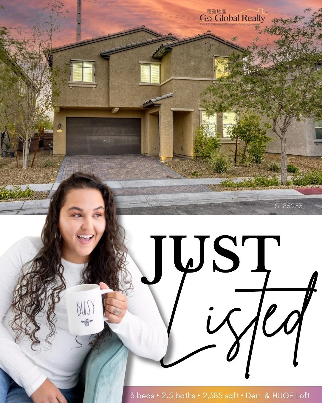 ✨ Just Listed! ✨

Say hello to your dream home! 🏡 This 3 bed, 2.5 bath stunner comes with a spacious den + large loft (hello home office, gym, or movie lounge 🎬). 

Inside you&rsquo;ll love the fresh paint, gorgeous LVP flooring, and an open floor 