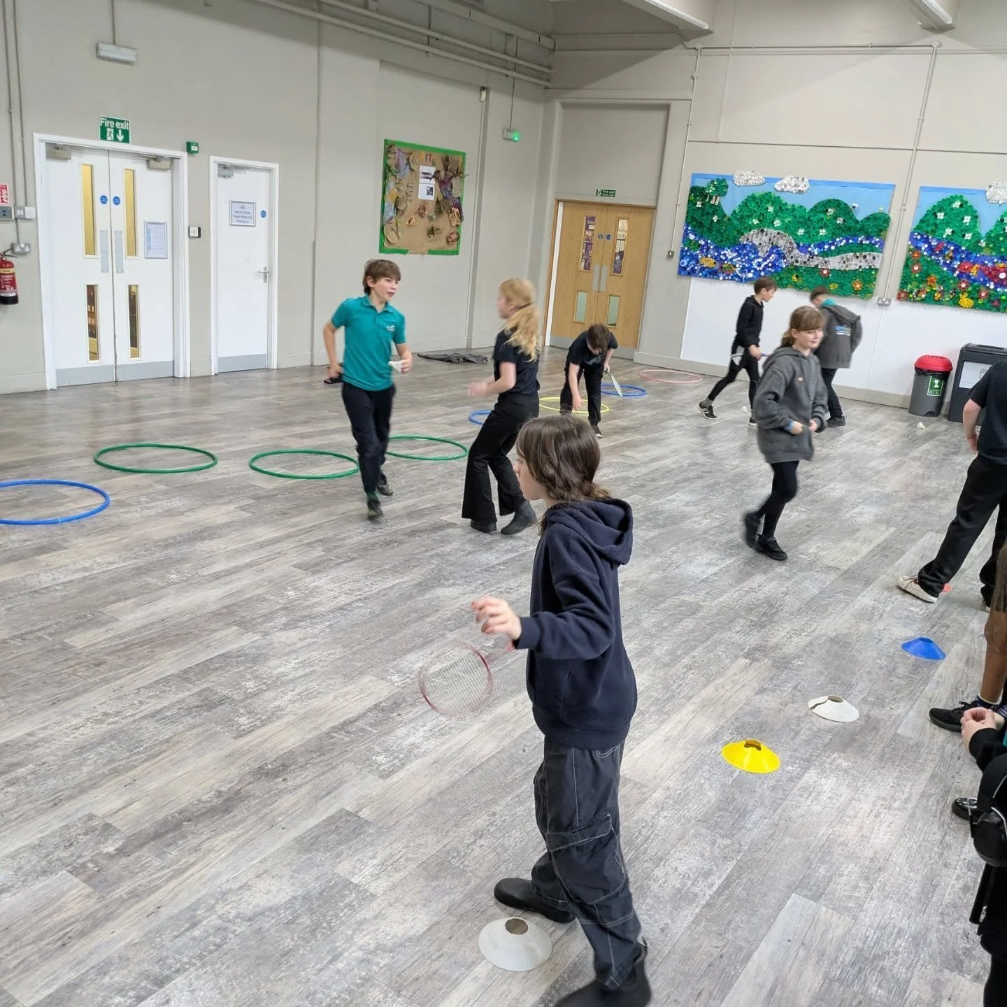 This week in PE, Kestrels have been using their new badminton skills to do some target practice and began to see how this helps when playing over the net against an opponent.