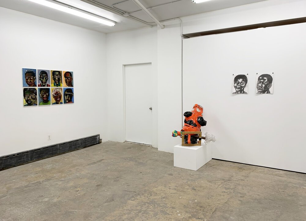 Installation View (painting and drawings 14"x11")