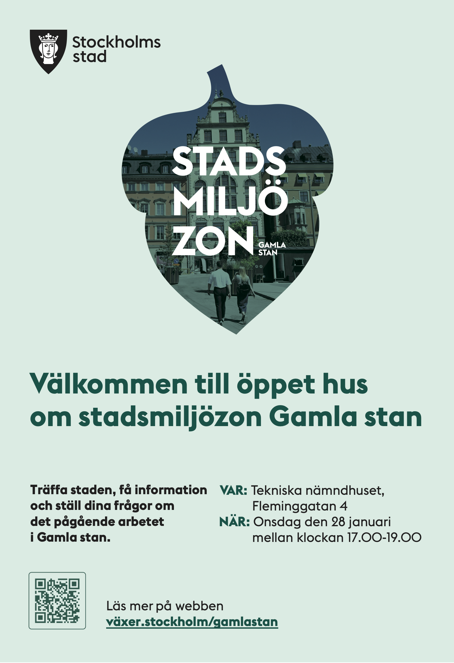 Öppet hus, Stadsmiljözon Gamla stan