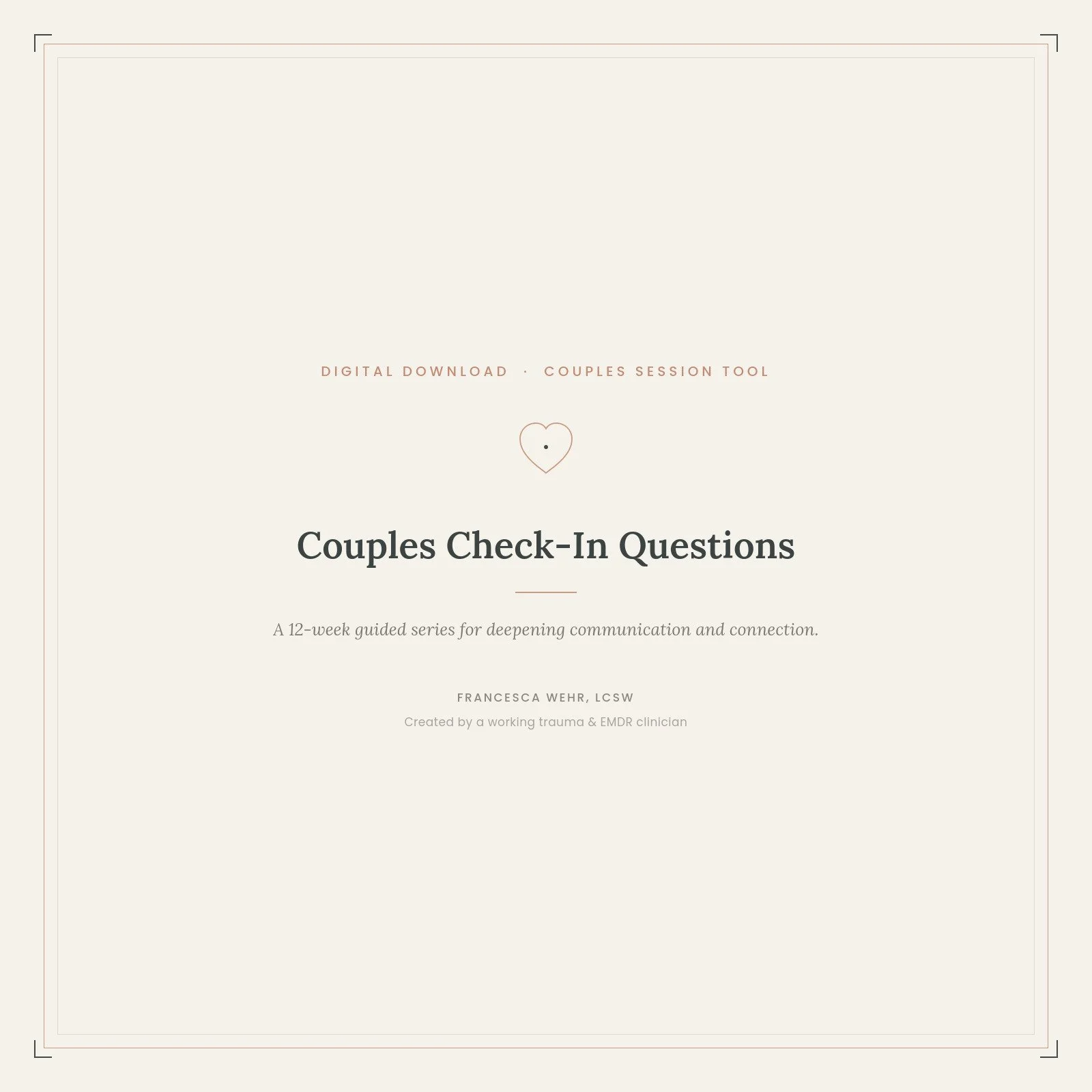 Couples Check-In Questions