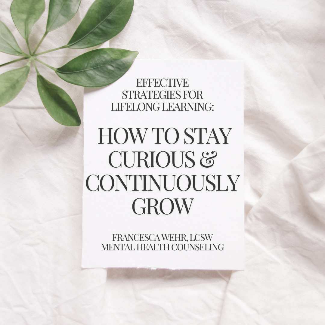 Effective Strategies for Lifelong Learning: How to Stay Curious and Continuously Grow