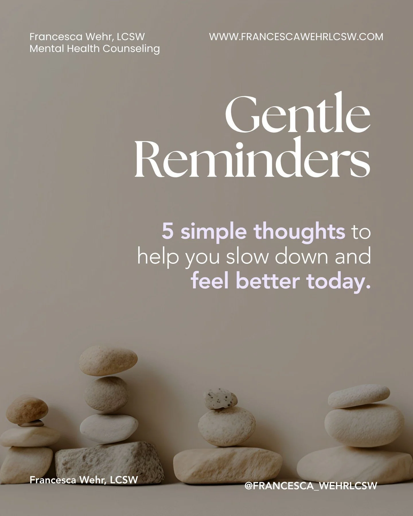 Five reminders for the days when you're running on empty and don't even realize it.

You're allowed to slow down. Small steps still count as progress. Taking care of yourself isn't the thing you do after everything else is handled, it's what makes ha