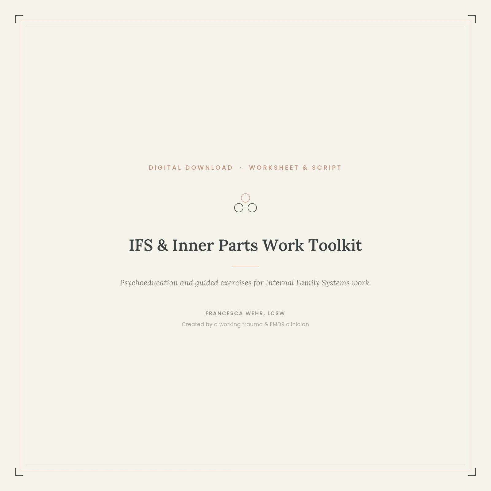 IFS & Inner Parts Work Toolkit