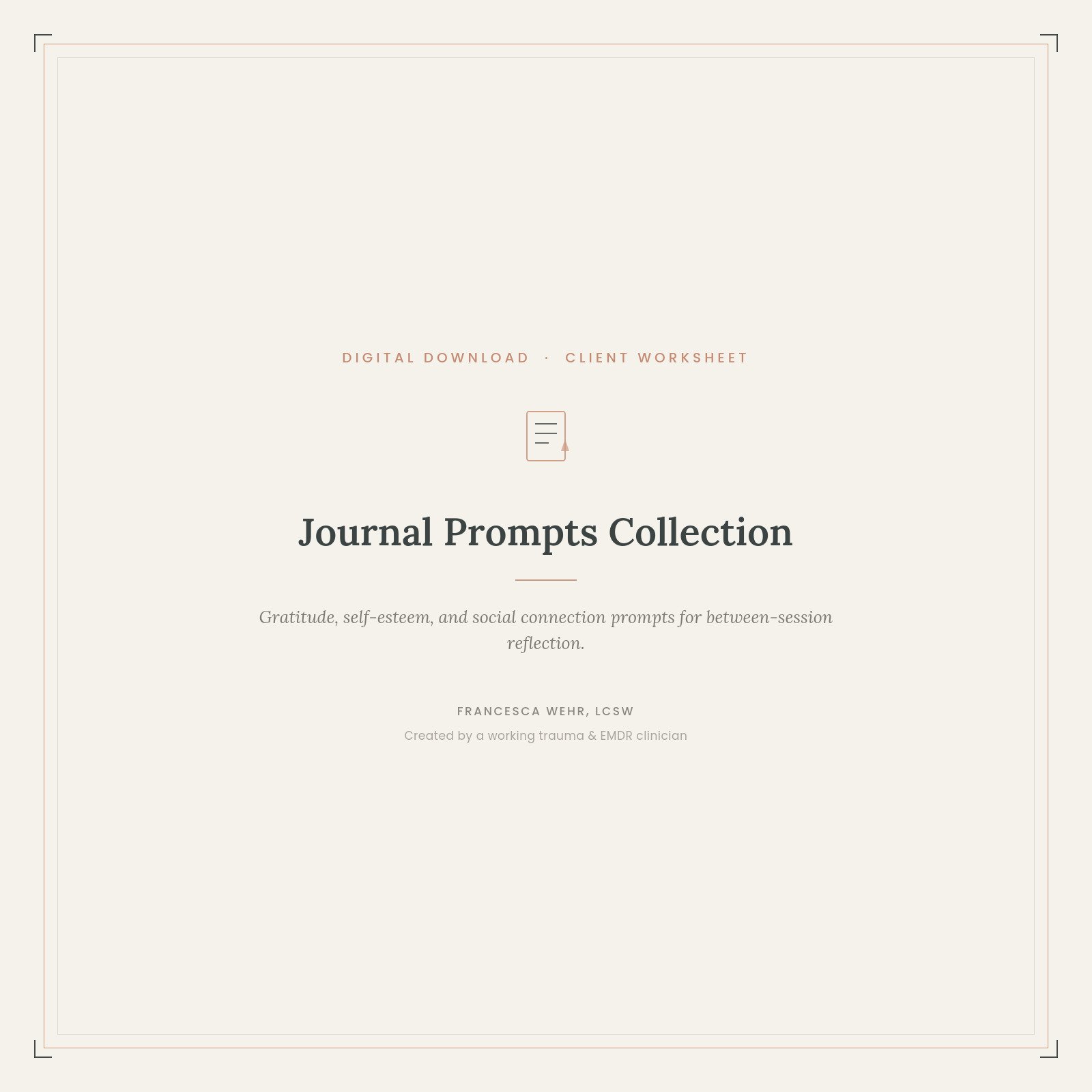 Journal Prompts Collection