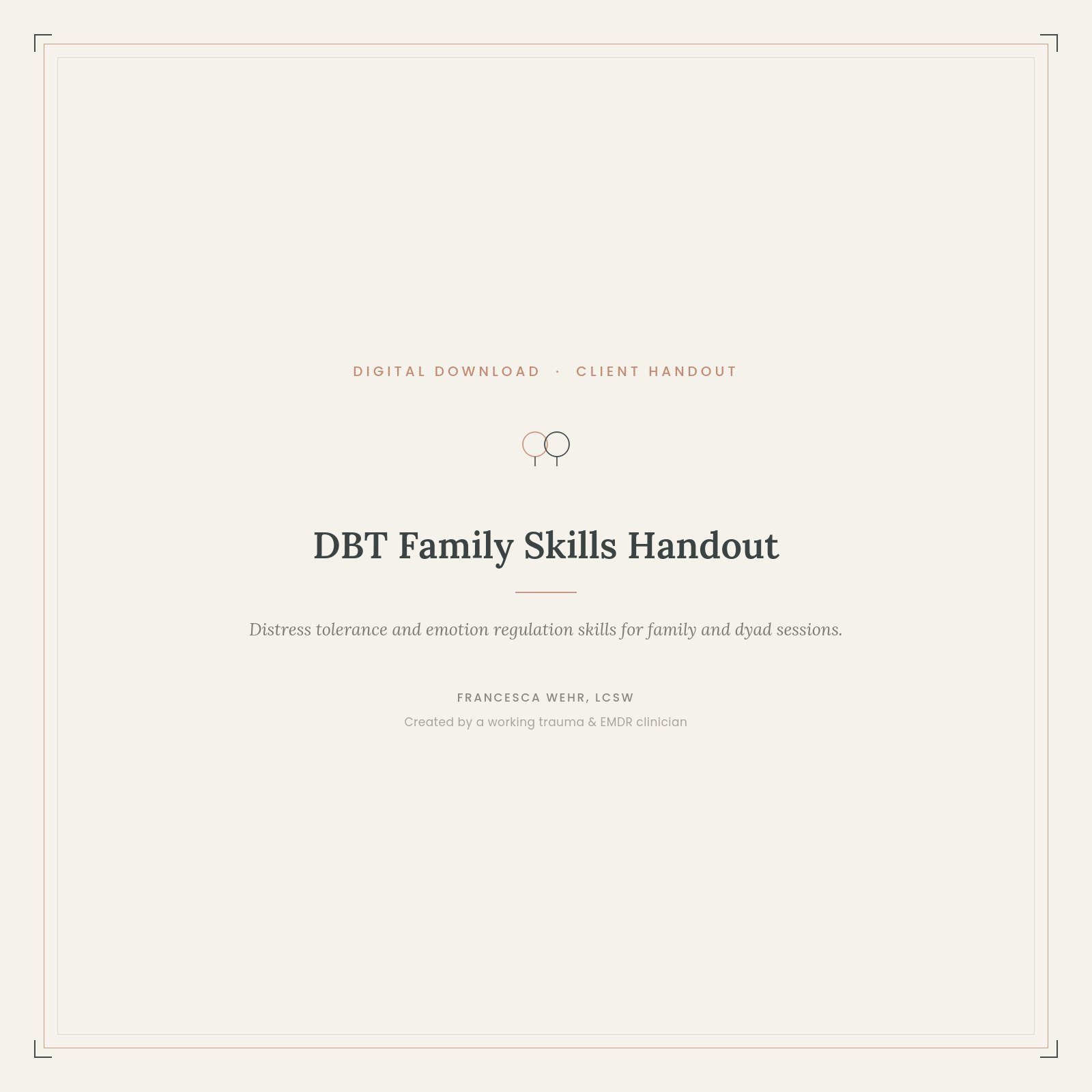 DBT Family Skills Handout