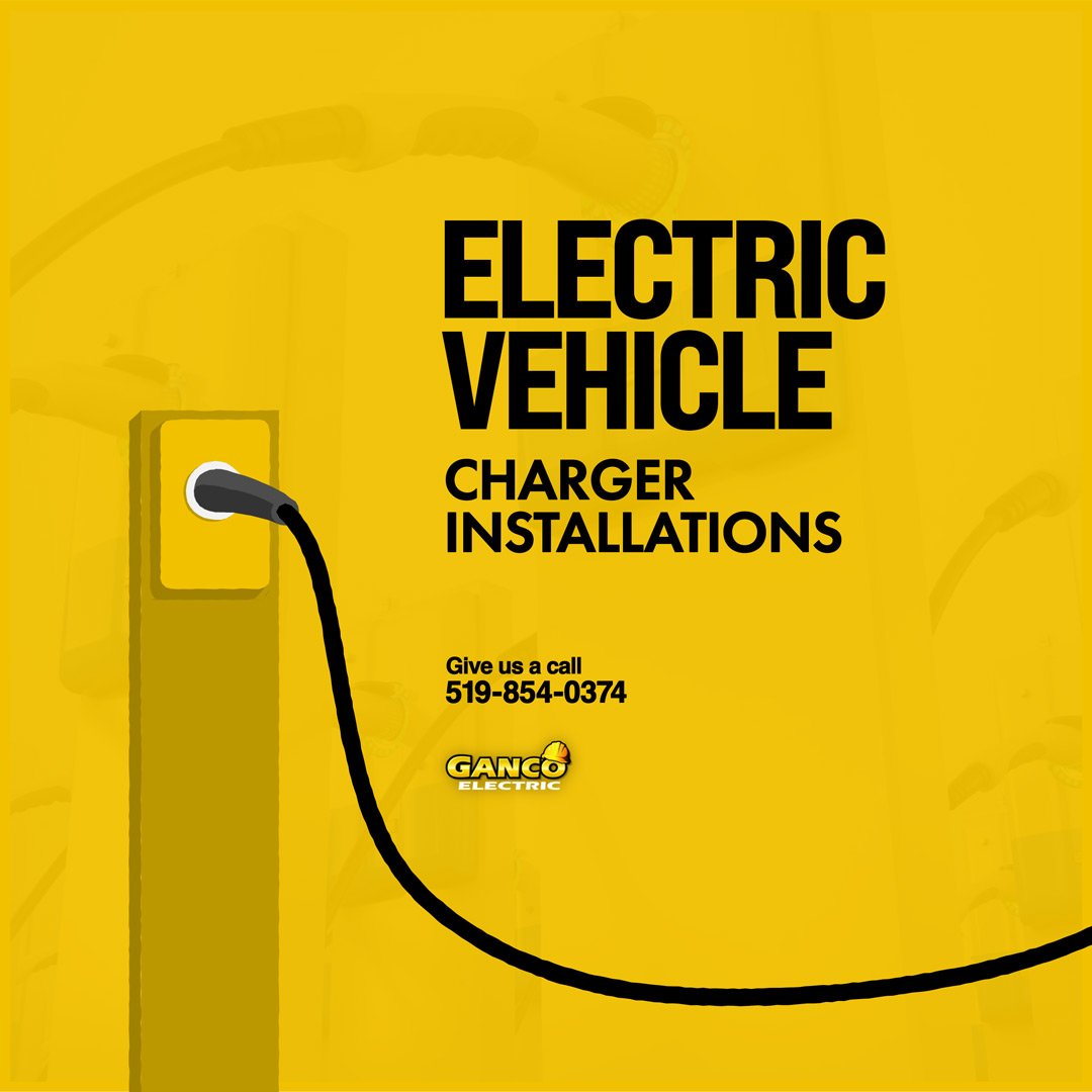 The electric vehicle services slide of the Ganco Electric 'Spark' digital marketing campaign by Ryan Marx.