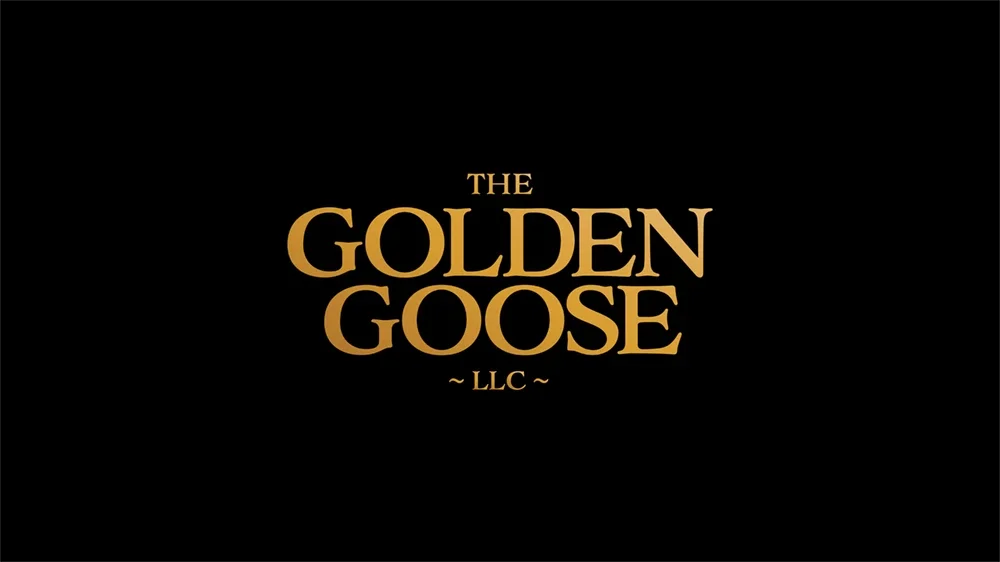 The Golden Goose, logotype, by Ryan Marx, graphic designer.