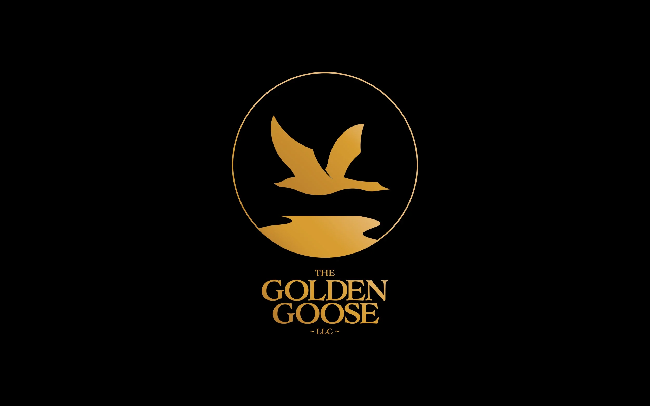 The Golden Goose landscaping experts logo design by Ryan Marx, graphic designer.