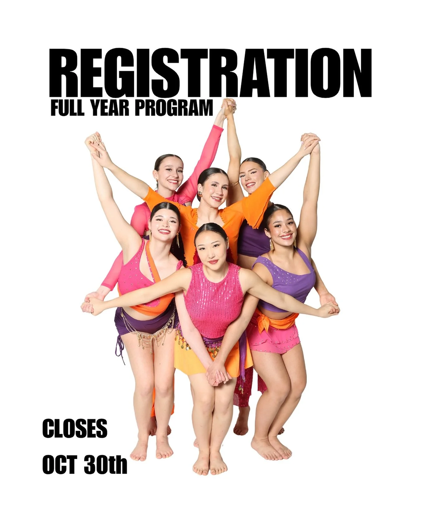 There&rsquo;s only 2 more weeks to register for our full year program! Have you registered yet!?

Classes are filling up quickly &amp; we would love to have you dancing with us! Registration can be completed in person or online through our website!🤩
