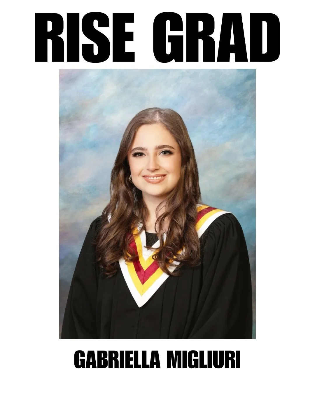 Introducing our 2026 grad @gmmdancer 🎓❤️ Gabi, having you at our studio has been an absolute joy! You bring lightness to every room and a positivity that inspires those around you! We are going to miss you so much, but we are excited to see all that