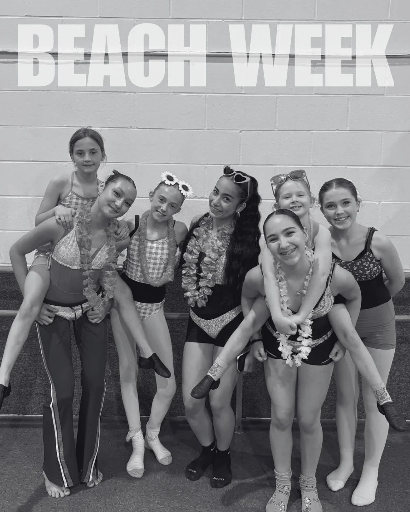 BEACH WEEK!! Wear your best beach wear over your dance clothes May 22-28 to celebrate the last week of classes before summer break! ☀️⛱️😎
