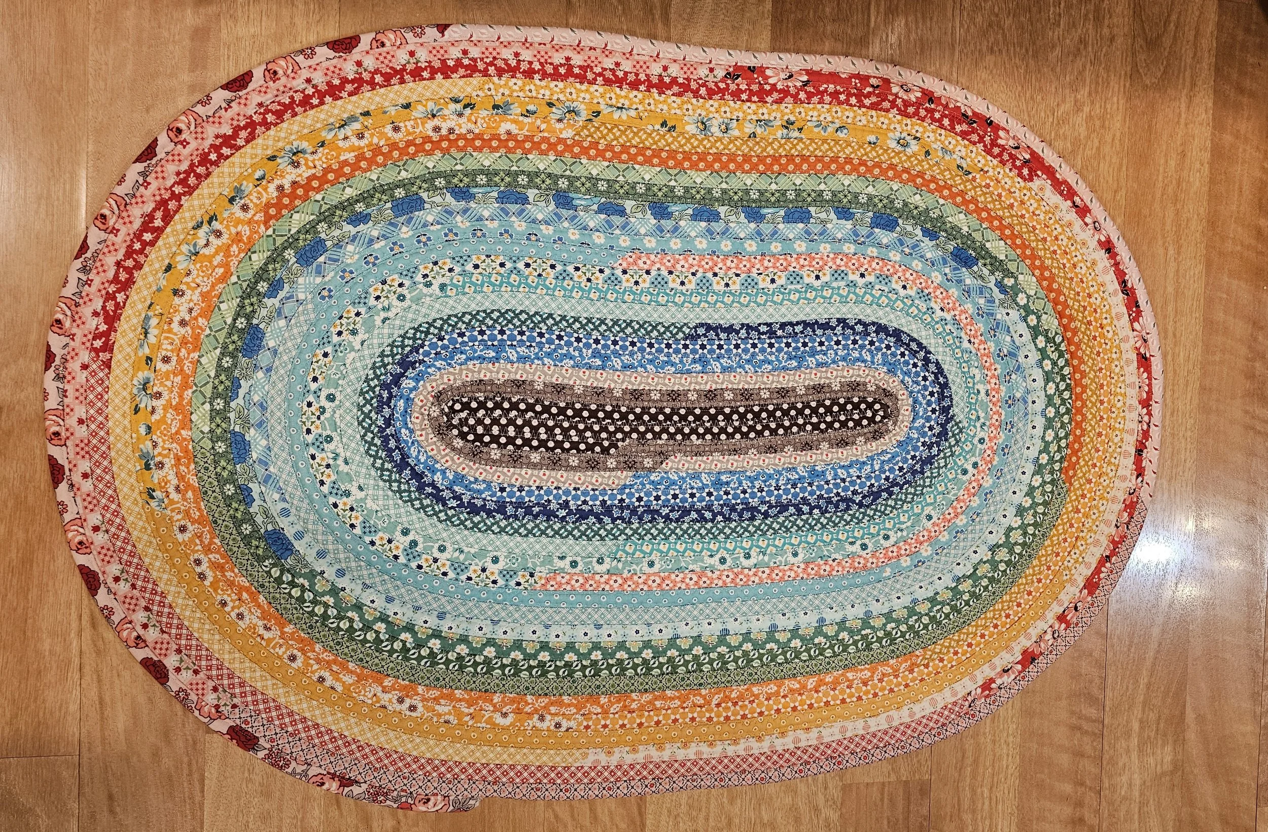 Jelly Roll Rug Class, 92124, 900 400 pm — White Bluffs Quilt Museum