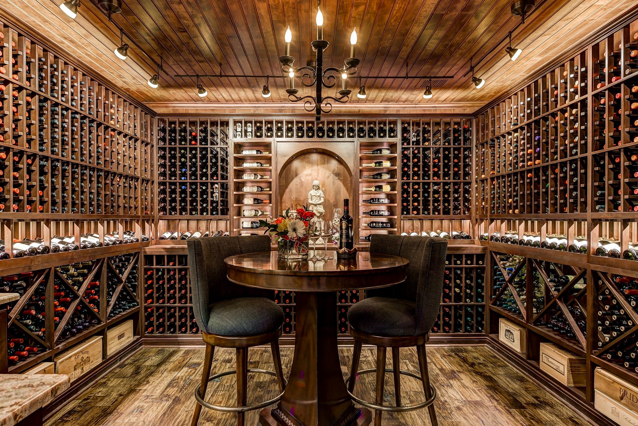 Ewing Media Co. - Real Estate Photography OKC - Oklahoma City, Oklahoma - Enid, Oklahoma - Gallery - Wide Angle of Wine Cellar