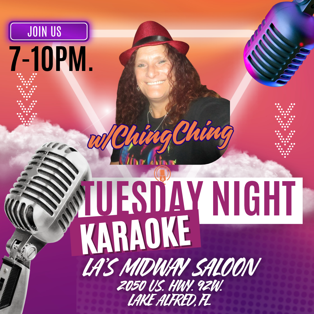 Tuesday Night Karaoke w/ChingChing 