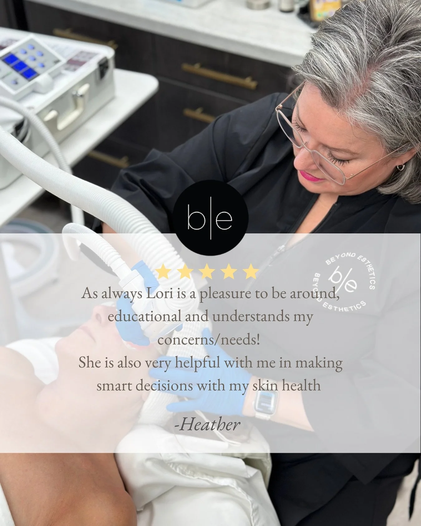 When it comes to understanding your skin, Lori shines. Another happy client left a 5-star review for her expertise and care!

📍9961 Valley View Rd, Eden Prairie  #beyondesthetics #esthethicianMN #skincare  #facials #esthetics #estheticianlife #minne