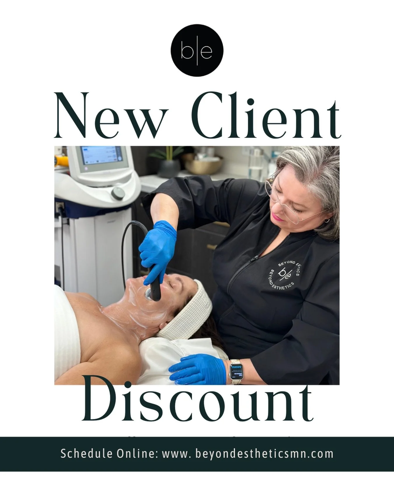 New here? We&rsquo;ve got something just for you.

To celebrate our new location (as of February 1st), we&rsquo;re offering 15% off any treatment for new clients. It&rsquo;s the perfect time to book that facial, peel, or treatment you&rsquo;ve been t