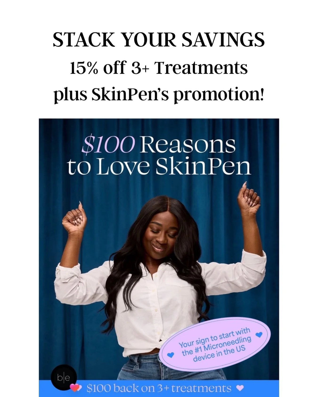 If you&rsquo;ve been thinking about committing to your skin, this is your sign. When you purchase 3 or more treatments at Beyond Esthetics MN, you receive 15% off your package. And if SkinPen is on your list, it gets even better &mdash; take $100 off