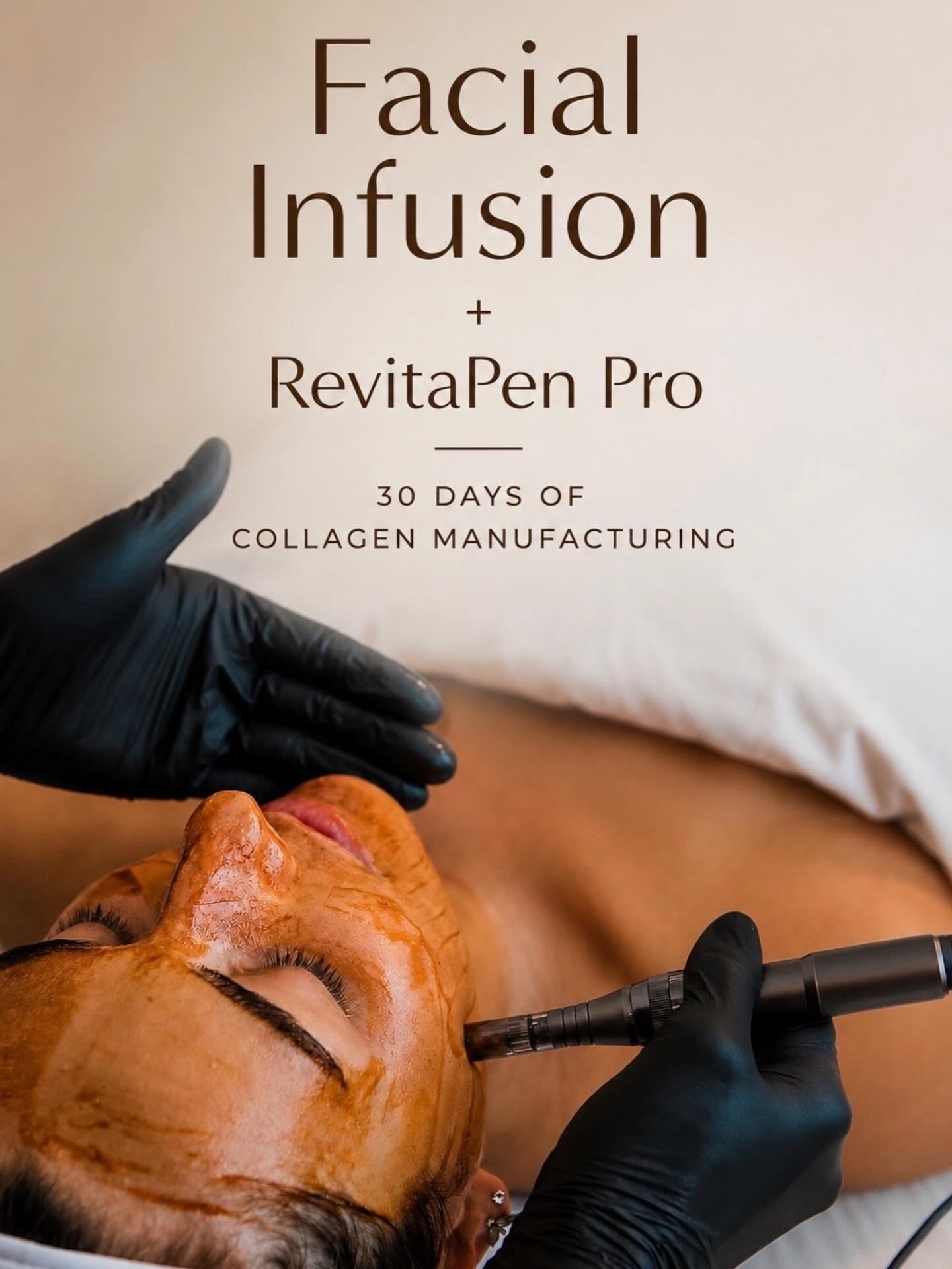 Facial Infusion + RevitaPen Pro = Results! ✨

The Facial Infusion Skin Ritual is more than a facial &mdash; it&rsquo;s a collagen-manufacturing treatment designed to support skin health for up to 30 days after application.

Powered by retinaldehyde, 