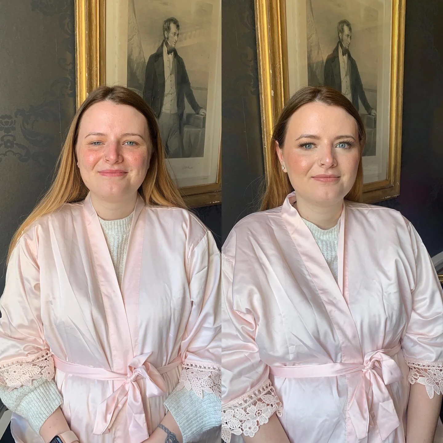 The next gorgeous bridesmaid before and after of poppys bride tribe!!💫🌟💕

Makeup by me 
Working on behalf of @amanda_steed_makeup